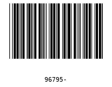 Bar code, type 39 96795