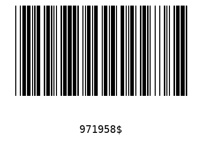 Bar code, type 39 971958