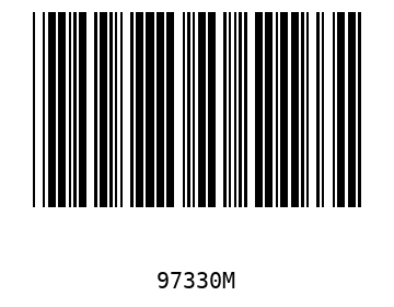 Bar code, type 39 97330