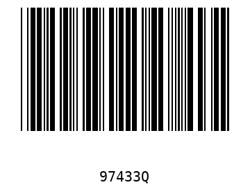 Bar code, type 39 97433