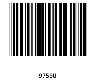 Bar code, type 39 9759
