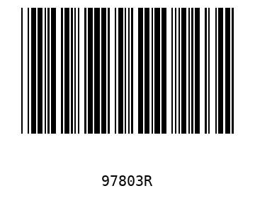 Bar code, type 39 97803