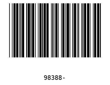 Bar code, type 39 98388