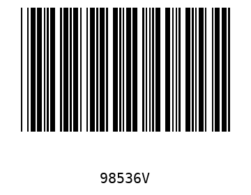 Bar code, type 39 98536