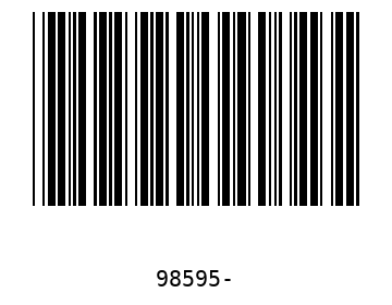 Bar code, type 39 98595