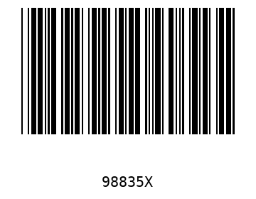 Bar code, type 39 98835