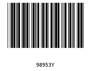 Bar code, type 39 98953