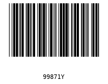 Bar code, type 39 99871