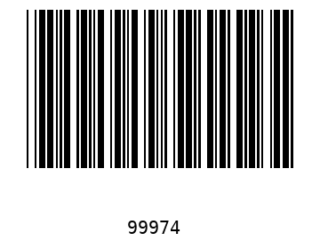 Bar code, type 39 99974