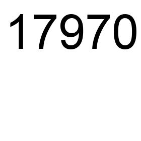 17970 number, meaning and properties - Number.academy