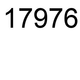17976 number, meaning and properties - Number.academy